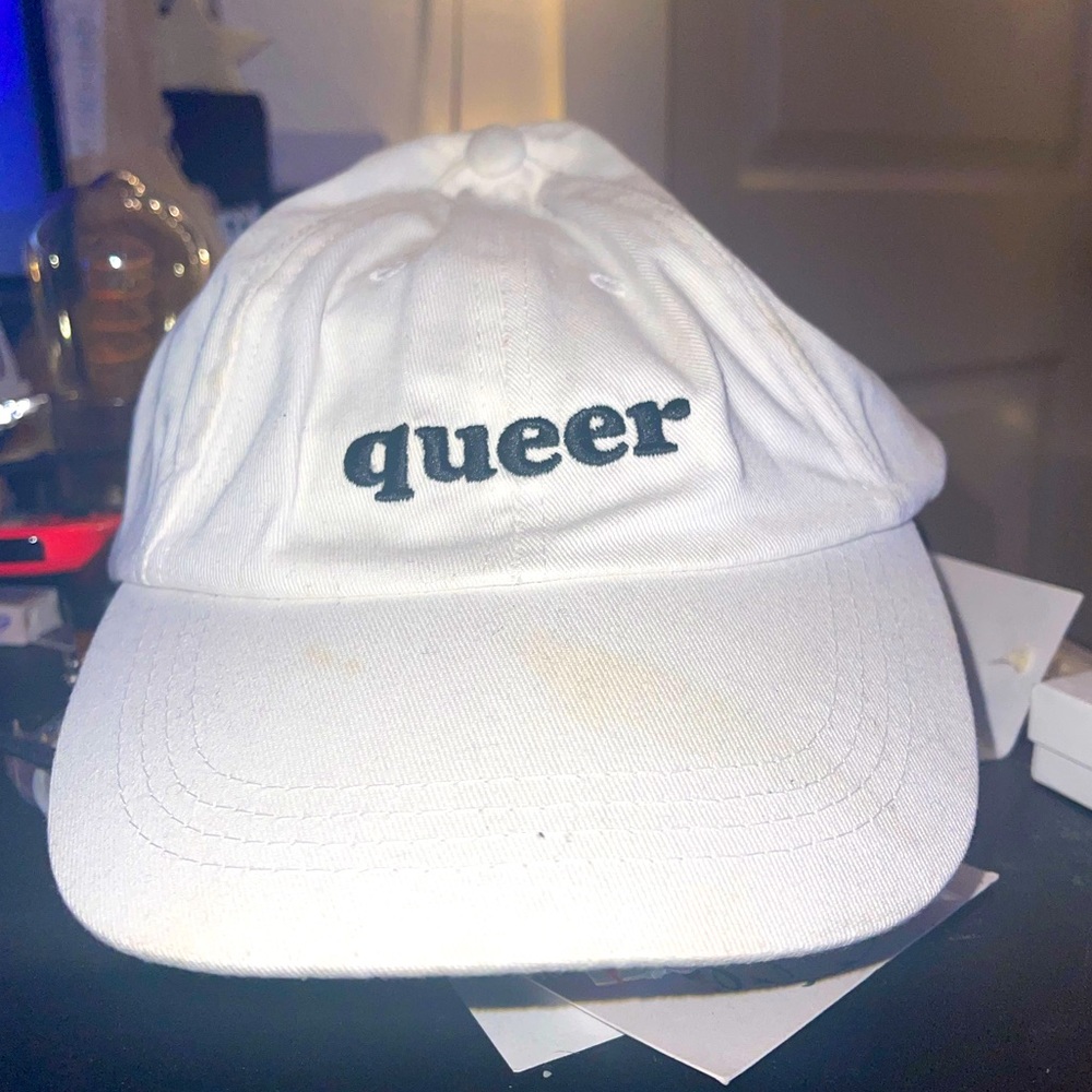Phluid Project “Queer” White Baseball Hat
